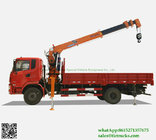 Custermizing  4x2 8 ton truck mounted crane SQ8S4   crane truck high quality on sale App:8615271357675