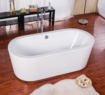 China cUPC freestanding bathtub with feet seamless joint finish oval acrylic tub for USA Canada supplier