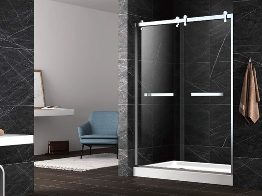 China Hinge tempered glass shower doors,unique hinge shower door,tempered shower enclosure supplier