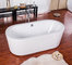 cUPC freestanding bathtub with feet seamless joint finish oval acrylic tub for USA Canada supplier