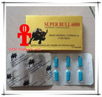 Super Bull 6000 Herbal Ginseng Penis Male Enhancement Sex Libido Virility Pills