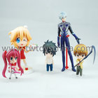 Plastic anime dolls miniature cartoon character toy vinyl figures for gifts