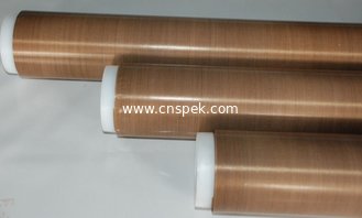 China Teflon coated fiberglass adhesive tape0.13mm 0.15mm 0.18mm insulation Teflon Adhesive Tape supplier