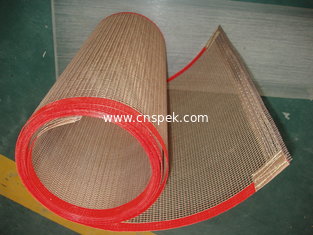 China medicine /food  drying belt PTFE coated fiberglass mesh belt 4*4 open mesh drying belt supplier