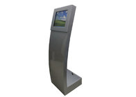 Super Thin Touch Screen Slim Internet / Information Access Loby Free Standing Kiosk