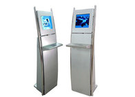 Eco friendly Self Service Computer Interactive Information Loby Free Standing Kiosk