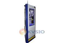 Anti-vandalism water-proof 3 Sides Interactive Touch Screen Outdoor Kiosk