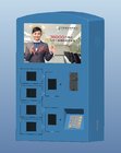 Wall Monuted cell phone charging kiosk 15 inch monitor with anti-dust