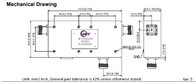 VHF RF Coaxial Circulator 70 ~ 90MHz Dual Junction Circulator