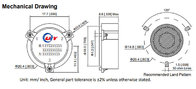 GSM SMT SMD Ferrite RF Circulator 1715~1805MHz Surface Mount Circulator