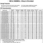 RF Microwave Circulator 960 ~ 1230MHz Drop in Circulator