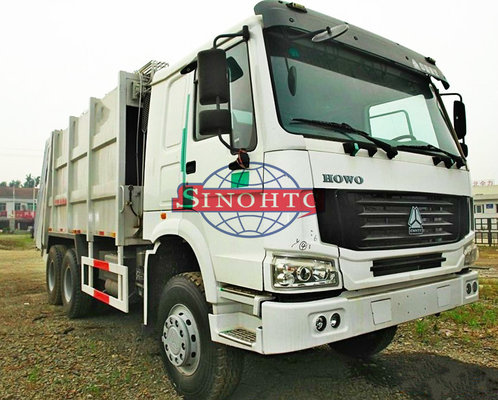 China 16M3 - 22M3 Waste Collection Trucks HOWO 6x4 Garbage Compactor Truck supplier
