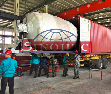 China T700 High Strength Steel Concrete Mixer Tank , 8 - 10M3 Concrete Mixer Drums For Trucks supplier