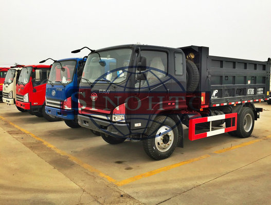 China 4 X 2 Two Axles Light Duty Dump Trucks 6 Wheels 8 Tons Loading Capacity supplier