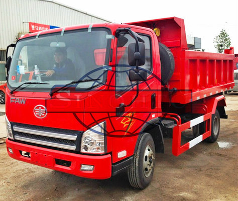 China 3 Cubic 6 Wheeler Tipper Truck , 3 - 5 Tons Light Duty Dual Axle Dump Truck supplier