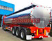 Diesel Stainless Steel Tanker Trailer , 50 Cubic Meter 3 Alxe Liquid Tank Trailers supplier
