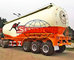 40m3 Powder Cement Tanker Trailer , 6 / 12 Tyre Heavy Duty Cement Bulker Trailer supplier