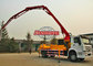 Mobile Concrete Transport Truck 4x2 Concrete Boom Pump Truck 32 / 35m Boom Height supplier