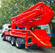 6x4 HOWO Cement Boom Truck , 37 / 39 Meter Boom Height Cement Pump Truck supplier