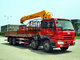 20 Tons 6x4 / 30 Tons 8x4 Cargo Transport Truck Heavy Duty Truck Mounted Crane supplier