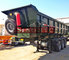 Side Semi Dump Trailers Thtree Axle ABS Optional 50 Tons Payload Capacity supplier