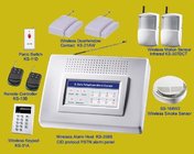 Complete Wireless Alarm Systems  of panel and PIR, door contact, smoke detector