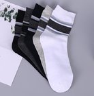 Promotional logo mid-calf length material cotton socks