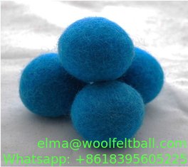 China china factory Colored Pure Genuine 100% Wool Felt Dryer Ball Nepal Felt Balls supplier