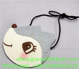 China high quality reasonable price promotional felt purse factory with various color supplier
