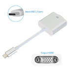 Computer Accessories /laptop parts USB 3.1 Type-C Male to VGA Female Converter Adapter for Macbook/laptop charger