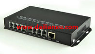 8ports FXO/FXS Telephone fiber converter 8ch Telephone PCM fiber optical transmitter and receiver with one G.703 E1