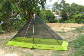 China camping tent  wiht a wing  for 1  person supplier