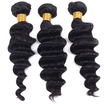 China Machine double wholesale virgin hair loose wave supplier