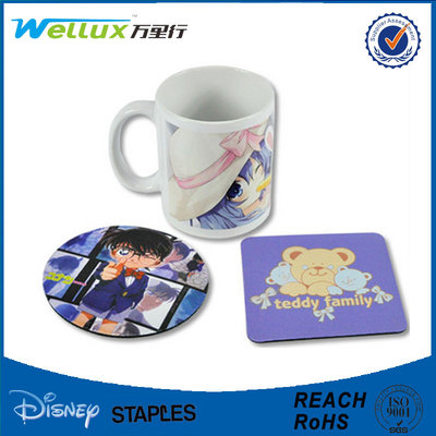 China Rubber Custom Drink Coasters supplier