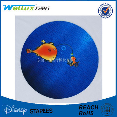 China Round Shape Absorbent Rubber Beer Mat Drink Coaster with Fabric Surface supplier