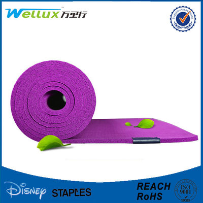 China Customized Sublimation Print Natural Rubber Exercise Mats Extra Thick Yoga Mat supplier