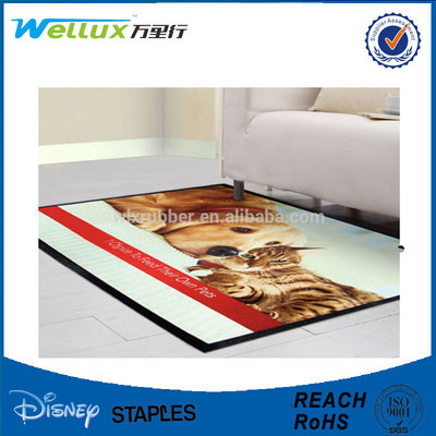 China Non - toxic Gym Outdoor Rubber Floor Mats with Photo 1.5 MM Thickness REACH supplier