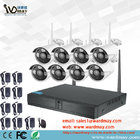Wdm CCTV 8chs 1.0/2.0MP Home Wireless Surveillance Camera WiFi NVR Alarm System Kits for Home Security