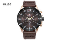 BARIHO Fashion Design Men's Quartz Watch Gold Alloy Date Display 6 Pointers M623 supplier