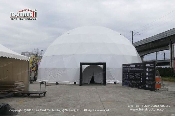 China Geodesic Dome Event Tent Steel Frame PVC Cover For Outdoor Event supplier