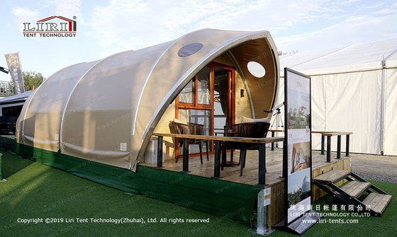 China Luxurious Shape Shell Glamping Tent for Resort supplier