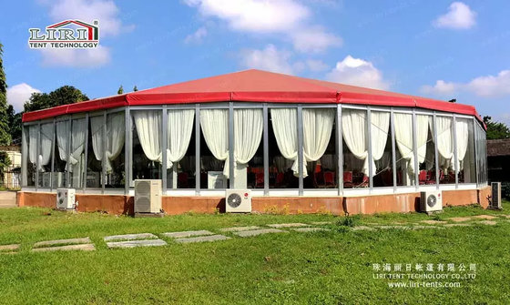 China Luxurious Aluminum Frame Custom Polygonal Round Party Tent supplier