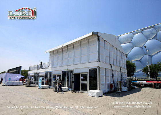 China High Quality Event Tent 10x20m Double Decker Tent Hard Sidewall Outdoor Event supplier