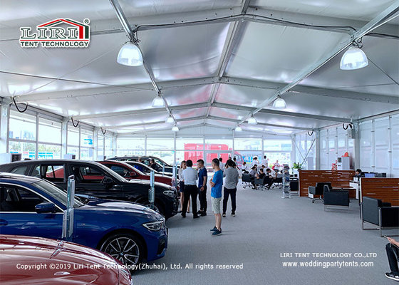 China High Quality Aluminum Cube Structure Exhibition Tent ABS Hard Wall Car Show supplier