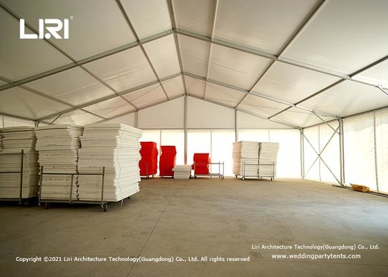 China Water Proof PVC Walls Aluminum Frame Warehouse Tent  Industrial Storage Usage supplier