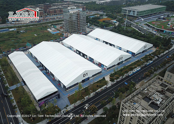 China Aluminum Frame Exhibition Tent Water-proof Fire Retardant PVC Cover supplier