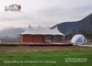 Customized Steel Frame 5x5m Glamping Safari Tent For Outside Event Or Hotel supplier