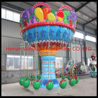 China ISO 9001 and CE approved fun amusement park fruit flying watermelon chair rides supplier