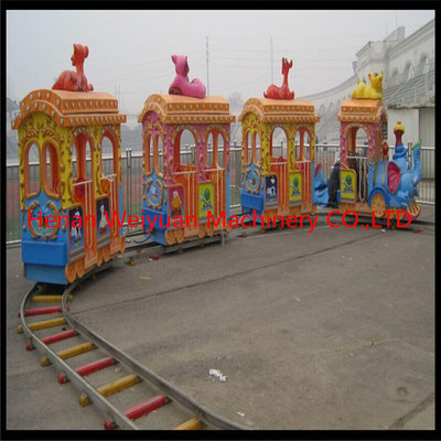 China Amusement Park Big Elephant Track Train Rides for Kids supplier