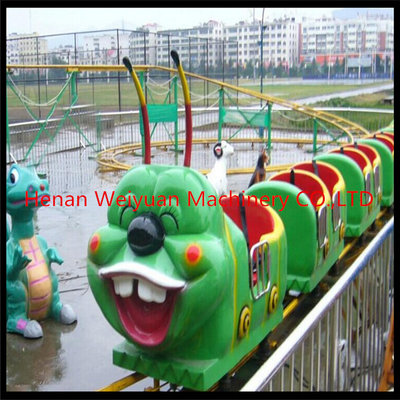 China Thrilling rides! kids amusement rides cheap backyard mini wacky worm roller coaster supplier